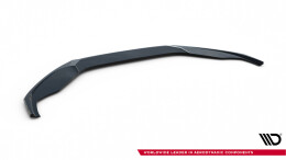 Cup Spoilerlippe Front Ansatz V.2 passend für Audi A6 / A6 C7 S-line/ S6 C7 Facelift schwarz Hochglanz