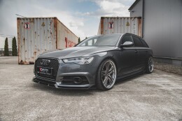 Cup Spoilerlippe Front Ansatz für Audi A6 / A6 C7...