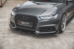 Cup Spoilerlippe Front Ansatz für Audi A6 / A6 C7 S-line/ S6 C7 FL