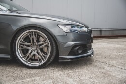 Cup Spoilerlippe Front Ansatz passend für Audi A6 / A6 C7 S-line/ S6 C7 Facelift