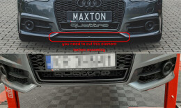 Cup Spoilerlippe Front Ansatz passend für Audi A6 / A6 C7 S-line/ S6 C7 Facelift