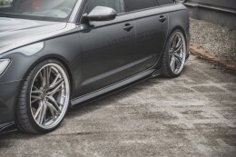 Seitenschweller Ansatz Cup Leisten für Audi A6 / A6 C7 S-line/ S6 C7 FL