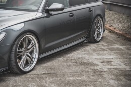 Seitenschweller Ansatz Cup Leisten passend für Audi A6 / A6 C7 S-line/ S6 C7 Facelift
