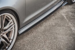 Seitenschweller Ansatz Cup Leisten passend für Audi A6 / A6 C7 S-line/ S6 C7 Facelift