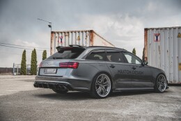 Seitenschweller Ansatz Cup Leisten passend für Audi A6 / A6 C7 S-line/ S6 C7 Facelift