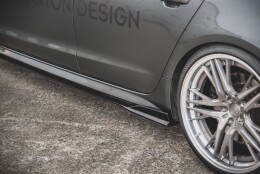 Seitenschweller Ansatz Cup Leisten passend für Audi A6 / A6 C7 S-line/ S6 C7 Facelift