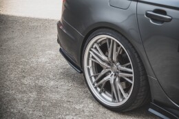 Heck Ansatz Flaps Diffusor passend für Audi A6 / A6 C7 S-line/ S6 C7 Facelift