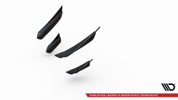 Stoßstangen Flaps Wings vorne Canards für VW Polo GTI Mk 6