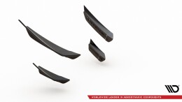 Stoßstangen Flaps Wings vorne Canards passend für VW Polo GTI Mk6