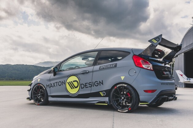 Heck Ansatz Flaps Diffusor passend für Ford Fiesta 7 ST Facelift