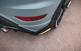 Heck Ansatz Flaps Diffusor passend für Ford Fiesta 7 ST Facelift