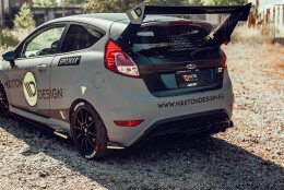 Heck Ansatz Flaps Diffusor passend für Ford Fiesta 7 ST Facelift