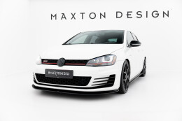 Street Pro Cup Spoilerlippe Front Ansatz passend für VW Golf 7 GTI SCHWARZ