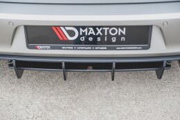 Street Pro Heckschürze Heck Ansatz Diffusor V.1 passend für VW Golf 7 GTI rot