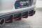 Street Pro Heckschürze Heck Ansatz Diffusor V.1 passend für VW Golf 7 GTI rot