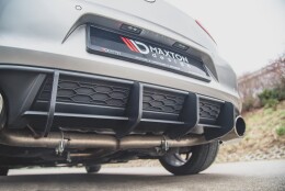 Street Pro Heckschürze Heck Ansatz Diffusor V.2 passend für VW Golf 7 GTI SCHWARZ