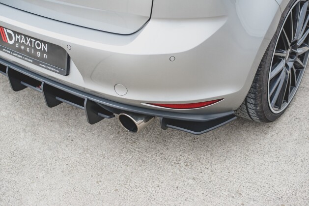 Street Pro Heck Ansatz Flaps Diffusor L + R V.1 für VW Golf 7 GTI