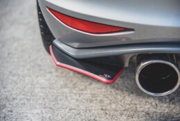 Street Pro Heck Ansatz Flaps Diffusor V.2 L + R passend für VW Golf 7 GTI SCHWARZ