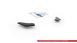 Street Pro Heck Ansatz Flaps Diffusor V.2 L + R passend für VW Golf 7 GTI SCHWARZ