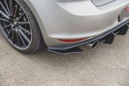 Street Pro Heck Ansatz Flaps Diffusor V.2 L + R passend für VW Golf 7 GTI SCHWARZ