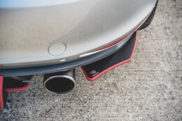 Street Pro Heck Ansatz Flaps V.2 L + R passend für VW Golf 7 GTI ROT