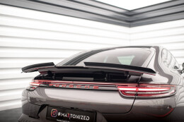 Heck Spoiler Aufsatz Abrisskante für Porsche Panamera GTS / Panamera E-Hybrid / Panamera Turbo S E-Hybrid 971 schwarz Hochglanz