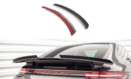Heck Spoiler Aufsatz Abrisskante passend für Porsche Panamera GTS / Panamera E-Hybrid / Panamera Turbo S E-Hybrid 971 schwarz Hochglanz