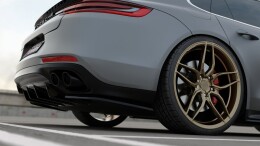 Heck Ansatz Flaps Diffusor für Porsche Panamera...