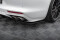 Heck Ansatz Flaps Diffusor passend für Porsche Panamera GTS 971 schwarz Hochglanz