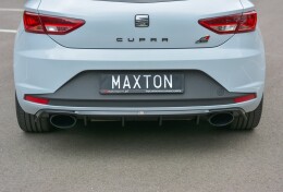 Heck Ansatz Diffusor passend für Seat Leon III Cupra...