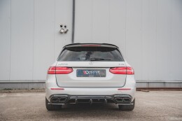 Heck Spoiler Aufsatz Abrisskante für Mercedes-Benz E63 AMG Kombi S213 schwarz Hochglanz