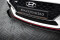 Street Pro Cup Spoilerlippe Front Ansatz passend für Hyundai I30 N Mk3 Hatchback / Fastback SCHWARZ+ HOCHGLANZ FLAPS