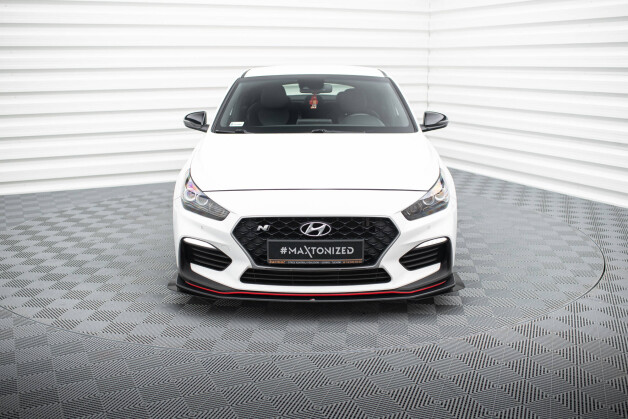 Street Pro Front Stoßstangen Flaps passend für Hyundai I30 N Mk3 Hatchback / Fastback FLAPS HOCHGLANZ