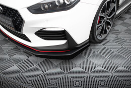 Street Pro Front Stoßstangen Flaps passend für Hyundai I30 N Mk3 Hatchback / Fastback FLAPS HOCHGLANZ
