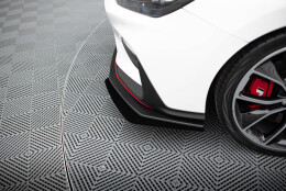 Street Pro Front Stoßstangen Flaps passend für Hyundai I30 N Mk3 Hatchback / Fastback FLAPS HOCHGLANZ