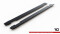 Street Pro Seitenschweller Ansatz Cup Leisten passend für Hyundai I30 N Mk3 Hatchback / Fastback SCHWARZ