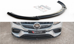 Cup Spoilerlippe Front Ansatz V.2 passend für Mercedes-Benz E63 AMG Kombi/Limousine S213/W213 schwarz Hochglanz