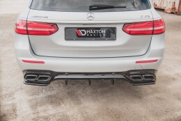 Heck Ansatz Diffusor passend für Mercedes-Benz E63...