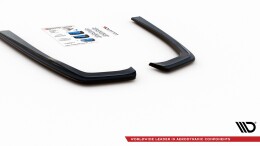 Heck Ansatz Flaps Diffusor passend für Mercedes-Benz E63 AMG Kombi/Limousine S213/W213 schwarz Hochglanz