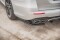 Heck Ansatz Flaps Diffusor passend für Mercedes-Benz E63 AMG Kombi/Limousine S213/W213 schwarz Hochglanz