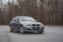 Cup Spoilerlippe Front Ansatz V.2 für BMW 3er E90/E91 FL schwarz Hochglanz