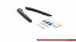 Street+ Heck Ansatz Flaps passend für BMW 3er E91 FL schwarz Hochglanz