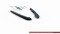 Heck Ansatz Flaps Diffusor passend für BMW 3er E91 Facelift Carbon Look