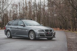 Seitenschweller Ansatz Cup Leisten für BMW 3er E90/E91 FL schwarz Hochglanz