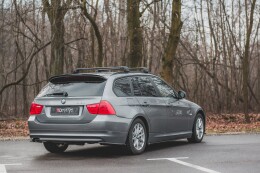 Seitenschweller Ansatz Cup Leisten passend für BMW 3er E90/E91 Facelift schwarz Hochglanz