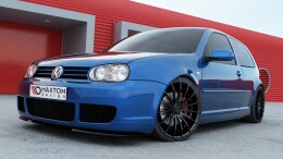 Cup Spoilerlippe Front Ansatz für (Cupra Look) VW Golf IV R32 schwarz Hochglanz