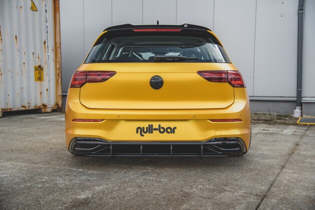 Street Pro Heckschürze Heck Ansatz Diffusor V.2 passend für VW Golf 8 SCHWARZ