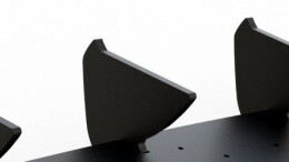Street Pro Heckschürze Heck Ansatz Diffusor V.1 passend für VW Golf 8 SCHWARZ