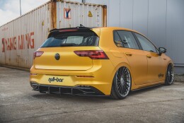 Street Pro Heckschürze Heck Ansatz Diffusor V.1 passend für VW Golf 8 SCHWARZ