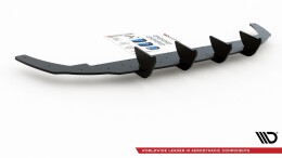 Street Pro Heckschürze Heck Ansatz Diffusor V.1 passend für VW Golf 8 SCHWARZ